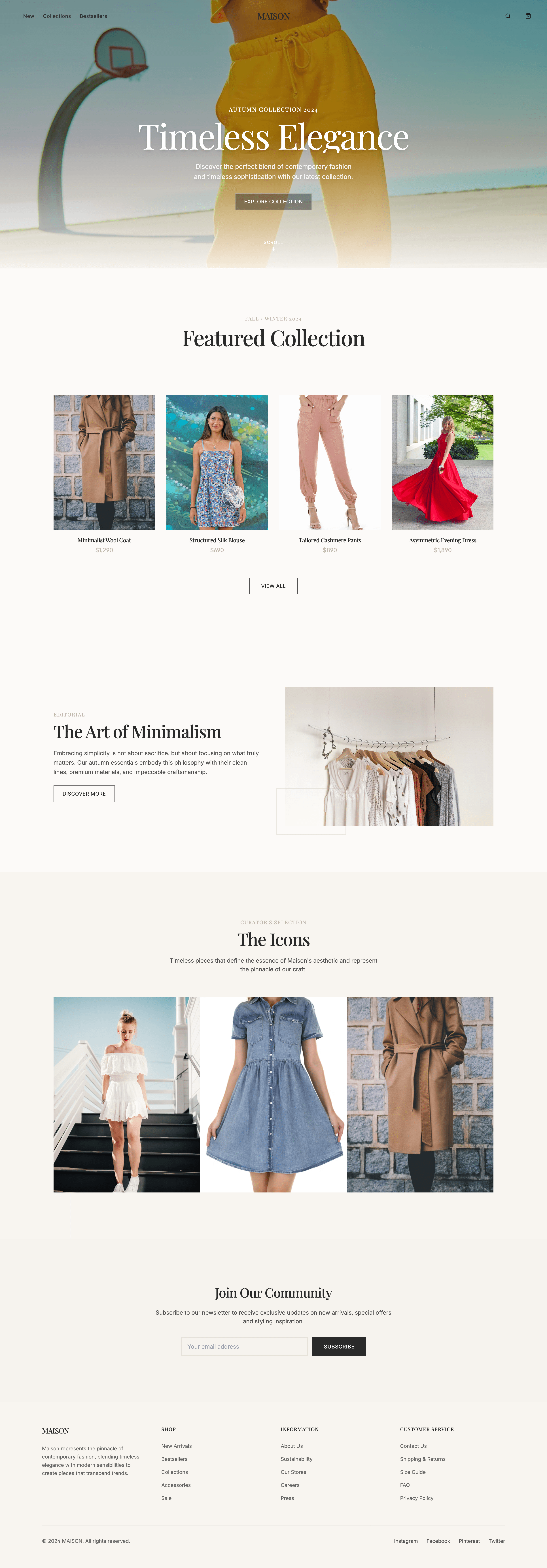 Fashion Online Store